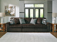 Midnight-Madness Chocolate 3-Piece Sectional Sofa