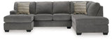 Riverfield Iron 2-Piece Sectional with Chaise