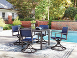 Rocky Gray Creek Outdoor Dining Table and 4 Chairs