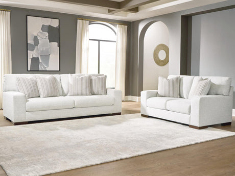 Hartside Frosted Sofa and Loveseat