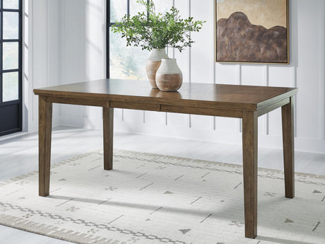 Urbinforte Light Brown Counter Height Dining Extension Table