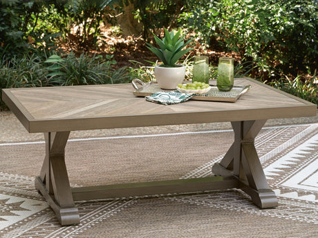 Laguna Heights Beige Outdoor Coffee Table