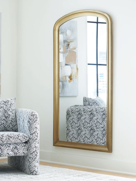 Fintan Gold Finish Floor Mirror