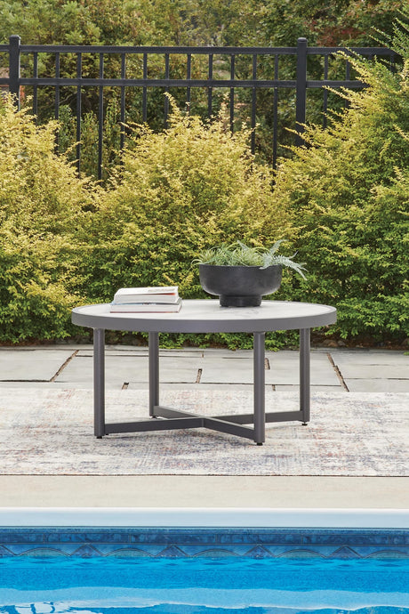 Ocean Beach Gray Outdoor Coffee Table