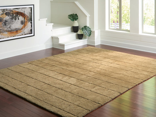 Luzmont Golden Brown Extra Large Rug