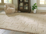 Clayman Beige/Brown Extra Large Rug