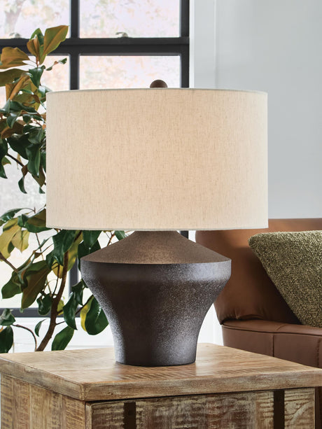 Dolanham Distressed Brown Table Lamp