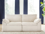 Fannin Ivory Chenille Left-Arm/Right-Arm Facing Corner Chair