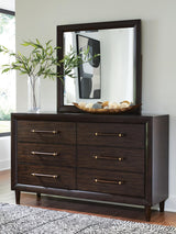 Dantenton Merlot Dresser and Mirror