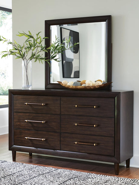 Dantenton Merlot Dresser and Mirror