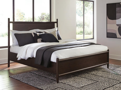Dantenton Merlot King Panel Bed