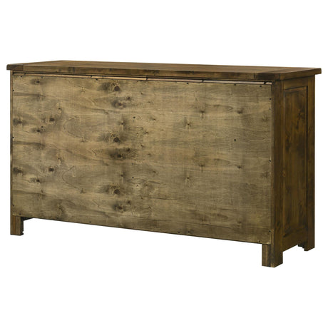 Doherty 6-Drawer Bedroom Dresser Rustic Brown — product image 8