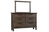 Gray Modern Traditional Solid Wood Veneers Fabric Upholstered Tufted Shelves Bedroom Set - Ella Furniture