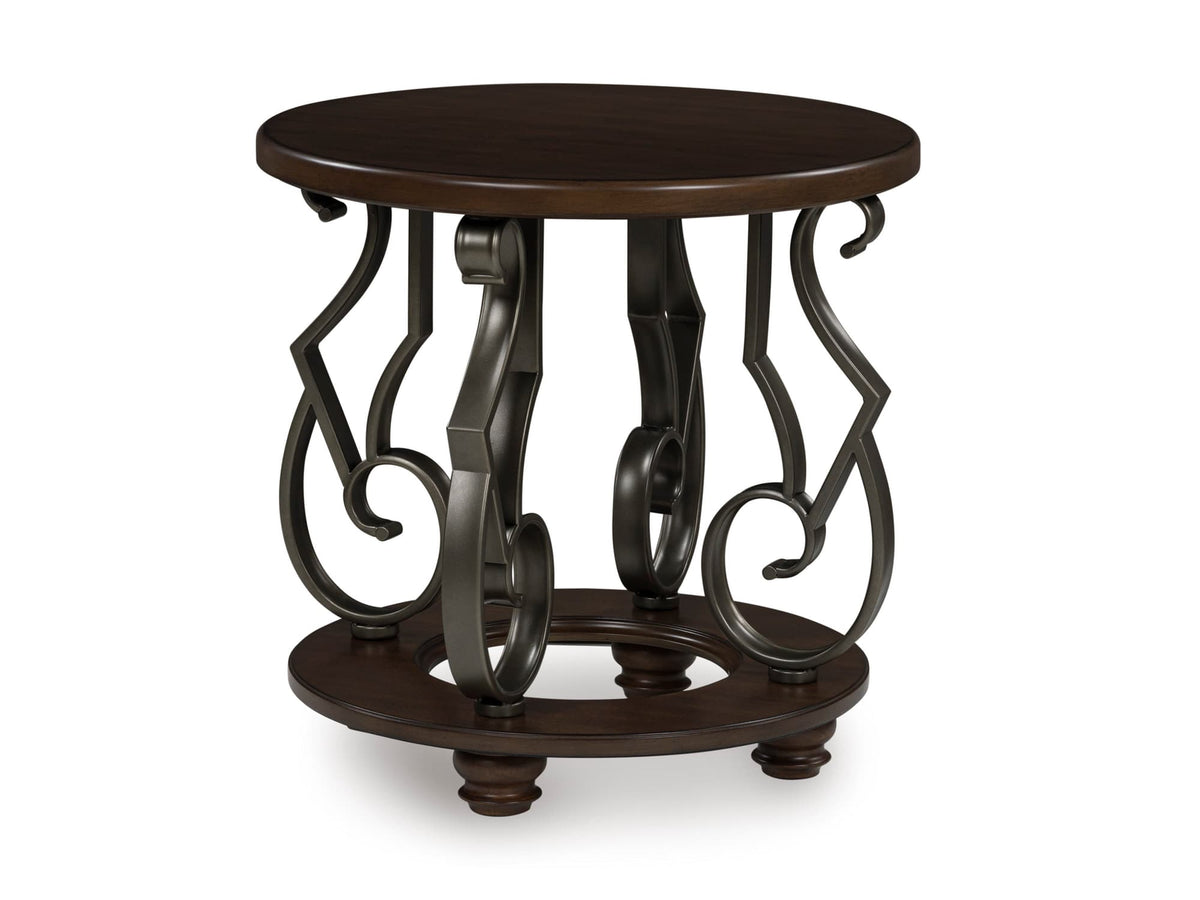 Dark Brown Coffee Table and End Table Set — product image 4