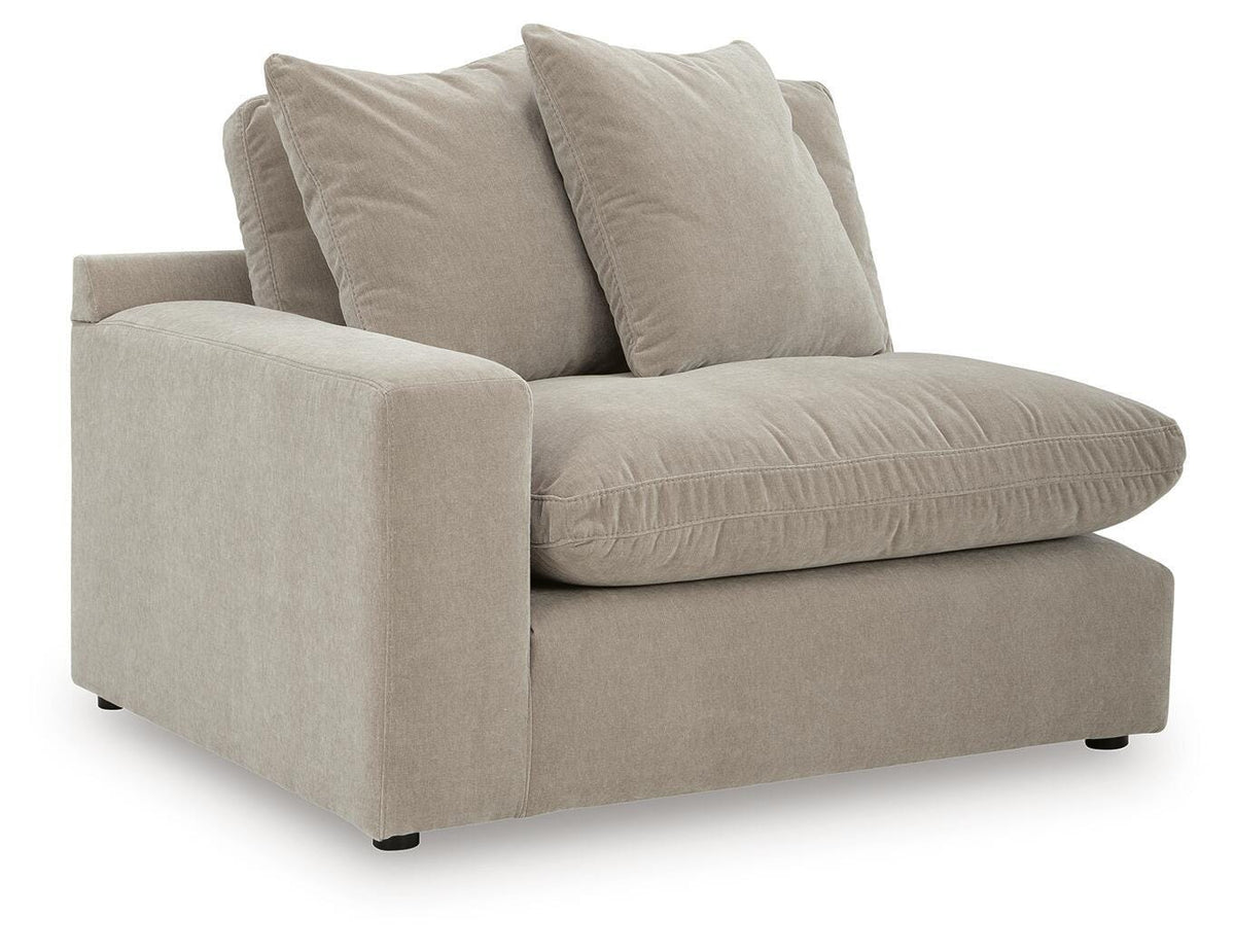 Maxton Heights Pebble 8-Piece Sectional — angled view