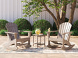 Sundown Treasure Driftwood 2 Outdoor Chairs with End Table — product view