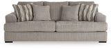 Lofwood Fossil Chenille Sofa — front view