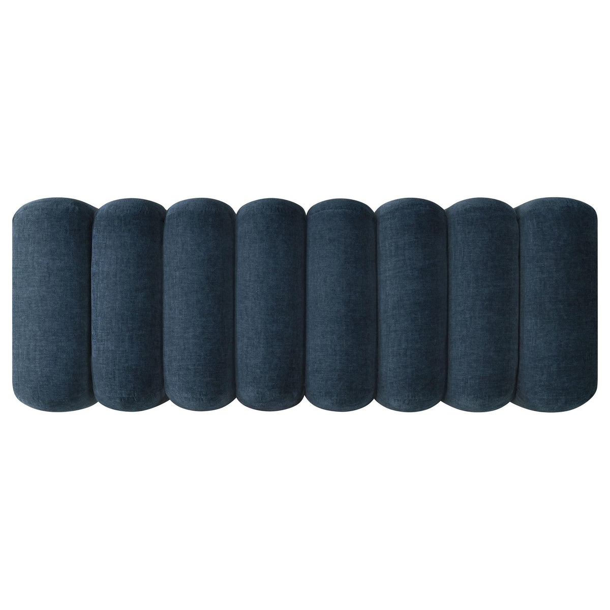 Summer Upholstered Channel Accent Bench Navy — product image 5
