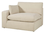 Linen Modern Contemporary Solid Wood Feather Fiber Blend High Quality Oversized Sectional - Ella Furniture