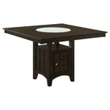 Gabriel Cappuccino Square Upholstered Back Counter Height Set