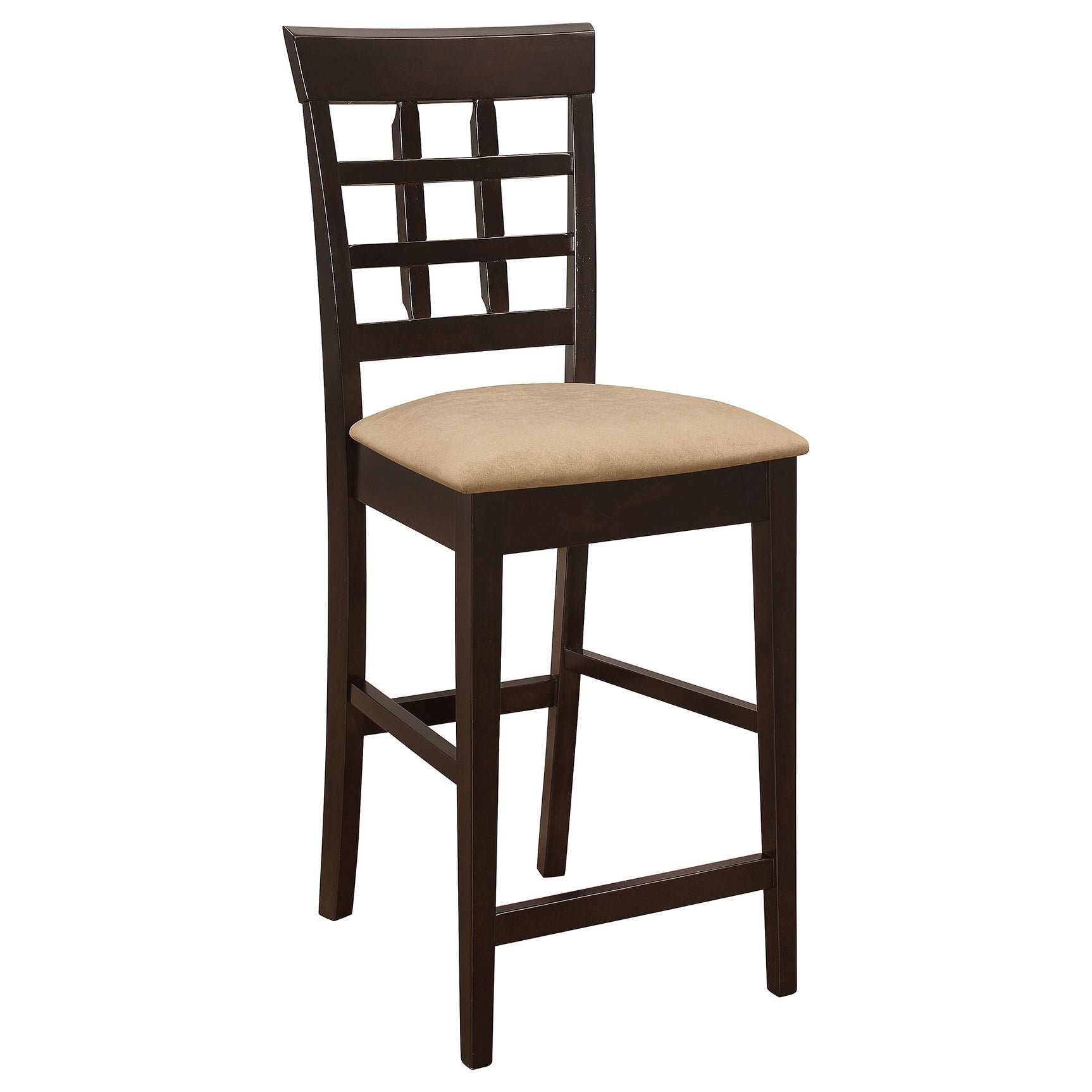Gabriel Cappuccino Square Counter Height Set