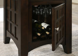 Gabriel Cappuccino Square Counter Height Set