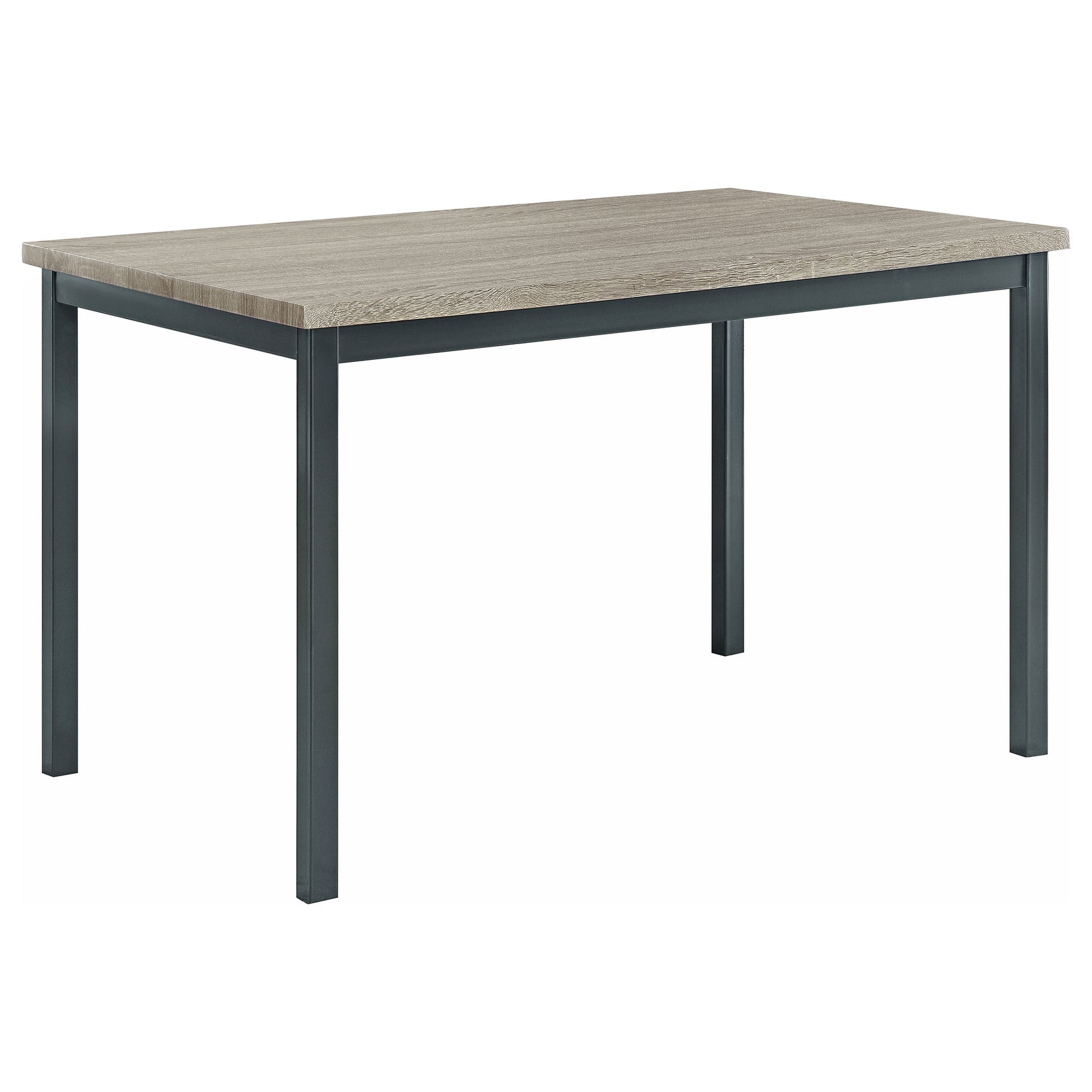 Garza Gray Black Rectangular Dining Room Set