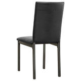 Garza Gray Black Rectangular Dining Room Set