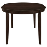 Gabriel Cappuccino Extension Leaf Dining Room Set