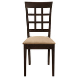 Gabriel Cappuccino Extension Leaf Dining Room Set