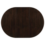 Gabriel Cappuccino Upholstered Back Extension Leaf Dining Room Set
