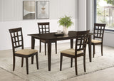 Gabriel Cappuccino Rectangular 59-inch Dining Room Set