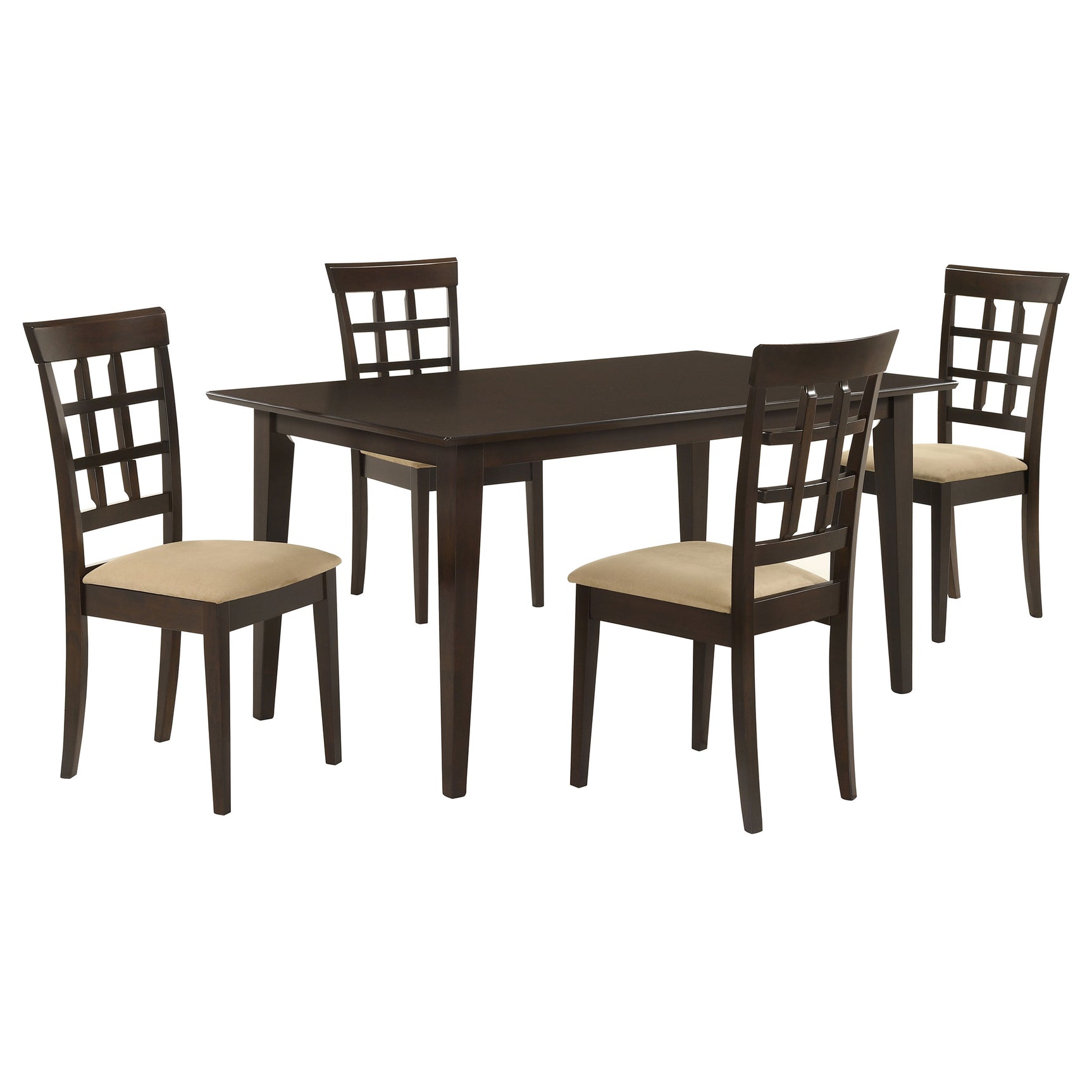 Gabriel Cappuccino Rectangular 59-inch Dining Room Set