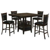 Jaden Espresso Square Counter Height Set