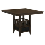 Jaden Espresso Square Counter Height Set