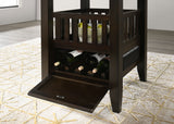 Jaden Espresso Square Counter Height Set