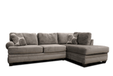 Selena Mercury Smoke 124" Sectional