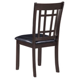Lavon Espresso Oval Extension Leaf Dining Room Set