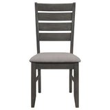 Dalila Dark Grey Rectangular Dining Room Set