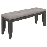Dalila Dark Grey Rectangular Dining Room Set