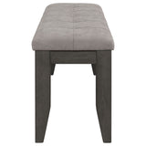 Dalila Dark Grey Rectangular Dining Room Set
