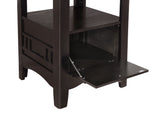 Lavon Espresso Oval Counter Height Set