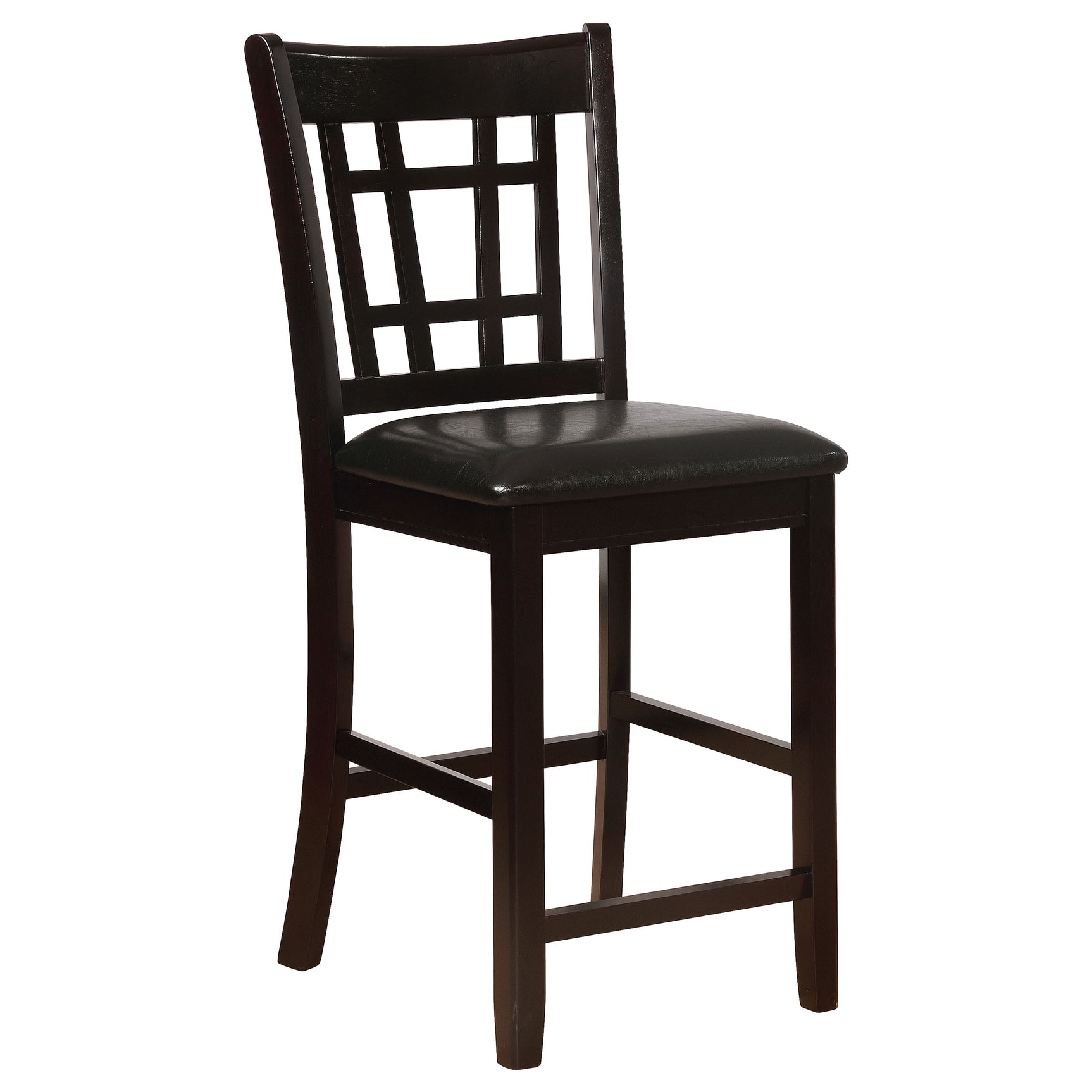 Lavon Espresso Oval Counter Height Set
