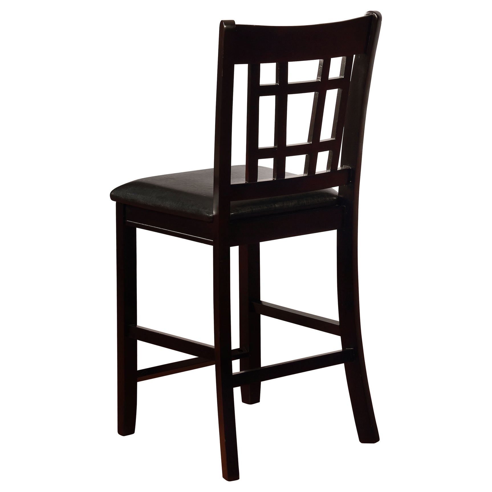 Lavon Espresso Oval Counter Height Set