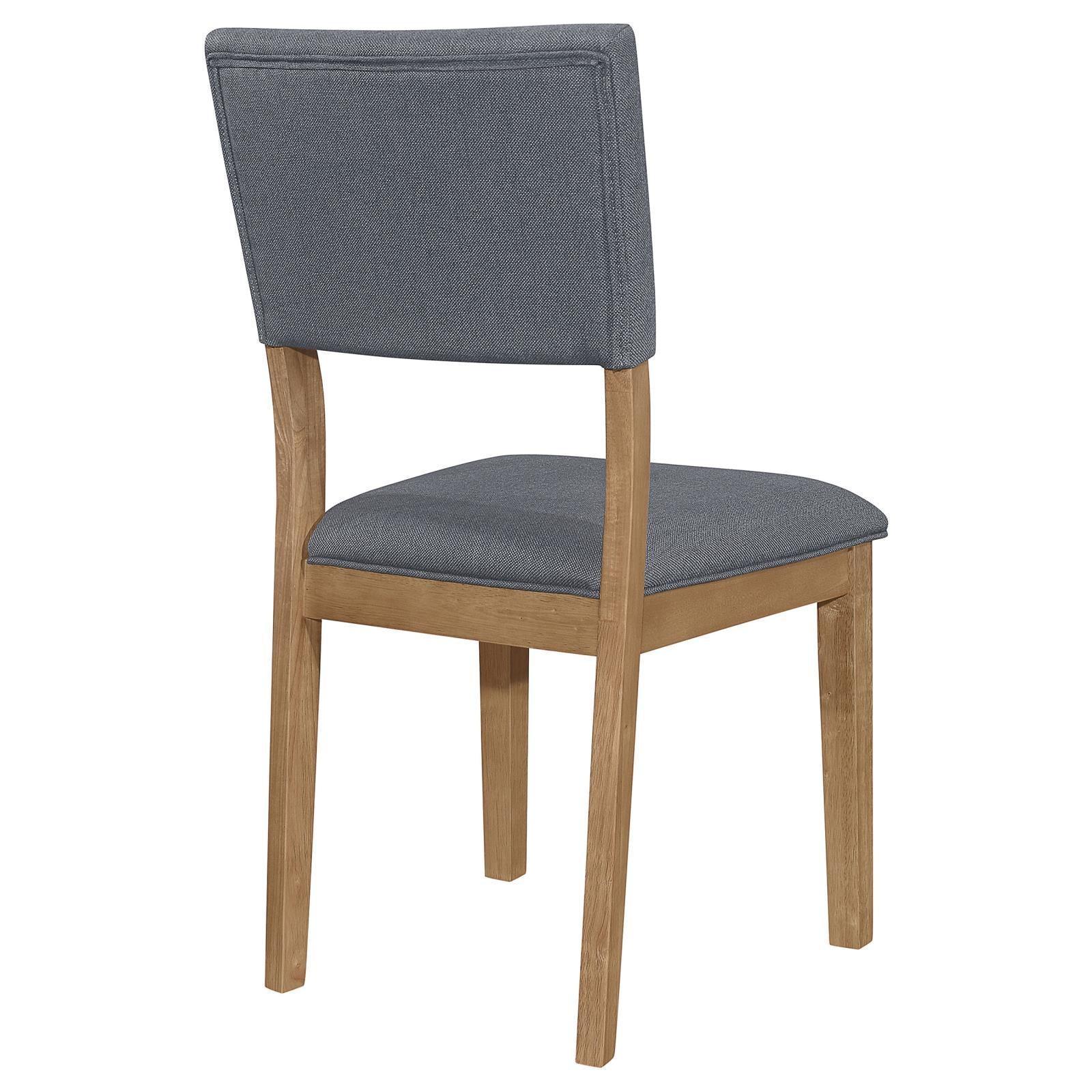 Catherine Upholstered Dining Arm Chair Gray (Set of 2)