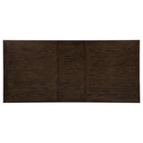 Ridgewell Rectangular Trestle Dining Table Dark Oak