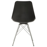 Lowry White Black Round Dining Room Set