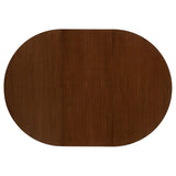 Jedda Dark Walnut Oval Dining Room Set