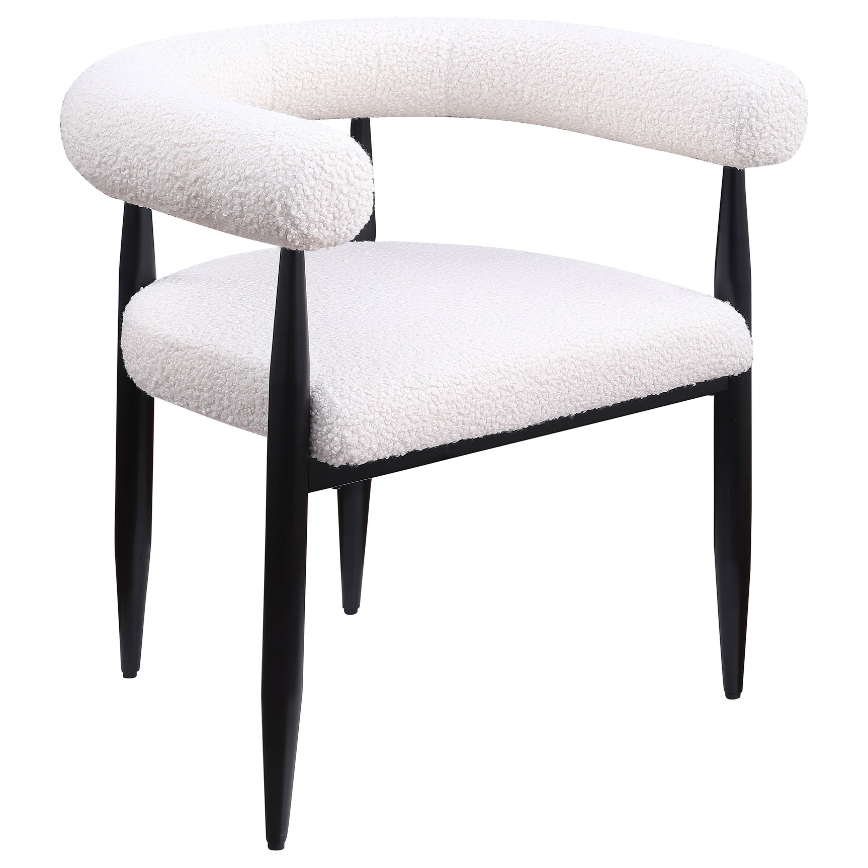 Camden Black Round Faux Marble Top Dining Room Set