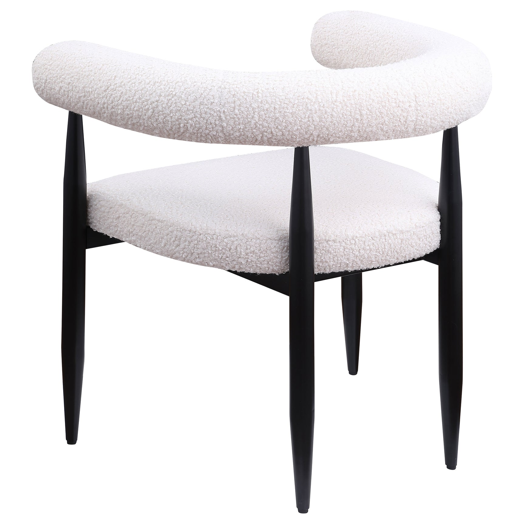 Camden Black Round Faux Marble Top Dining Room Set